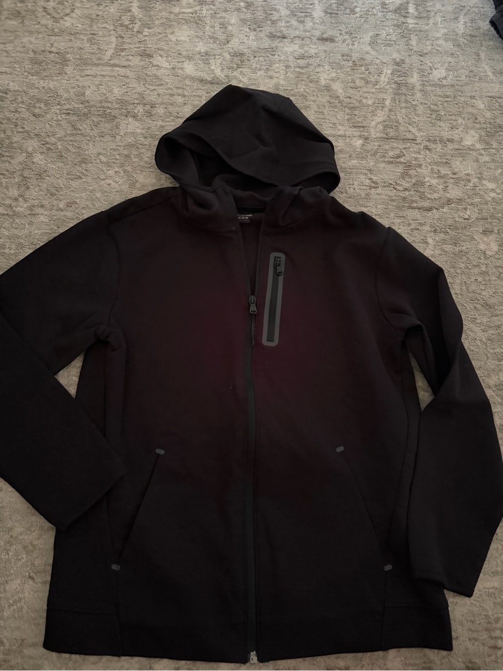 Old Navy Black Kids Hooded Zip Jacket